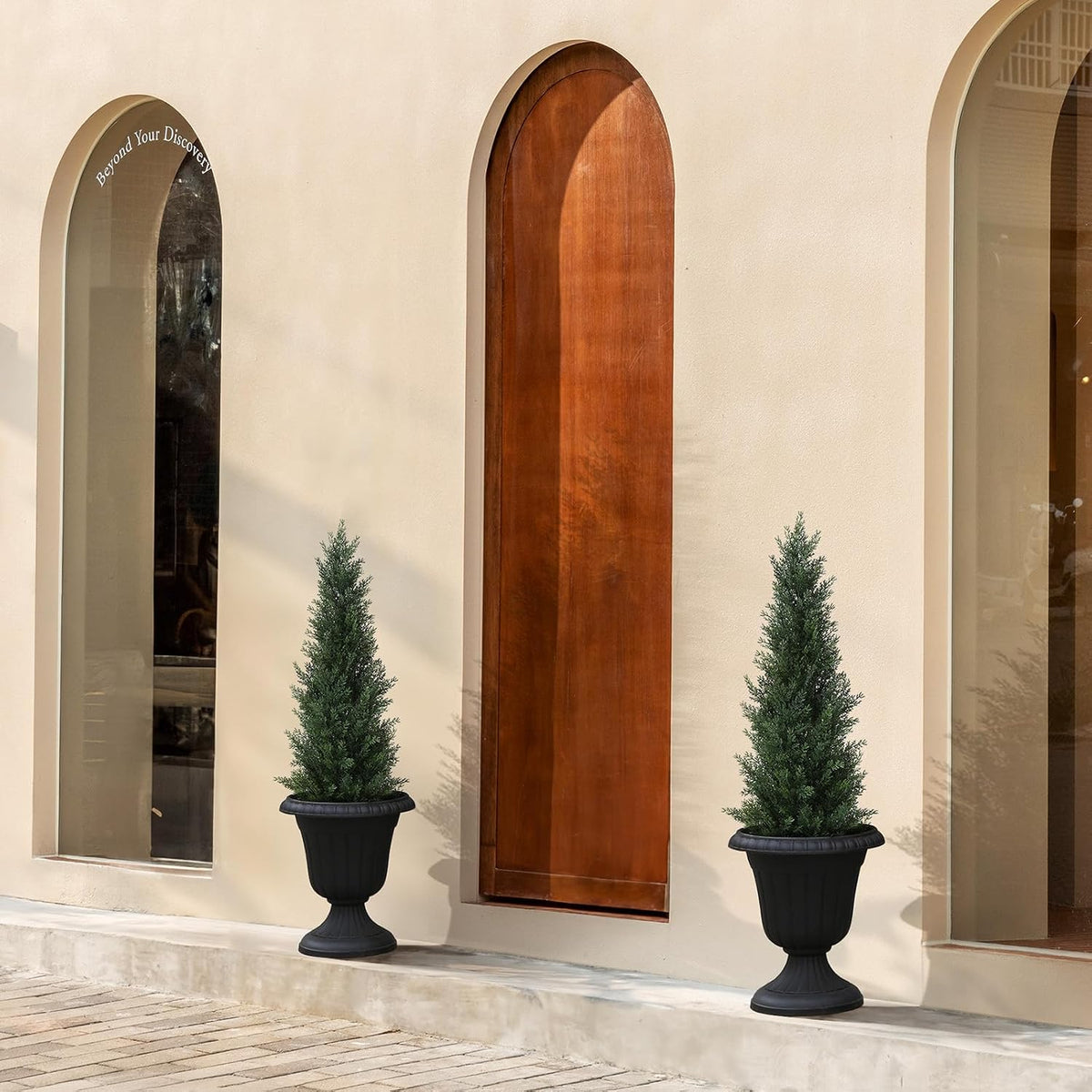 🌿 UV-Resistant Artificial Greenery Set ✨ Lush Outdoor Plants for a Beautiful Porch, Patio & Garden