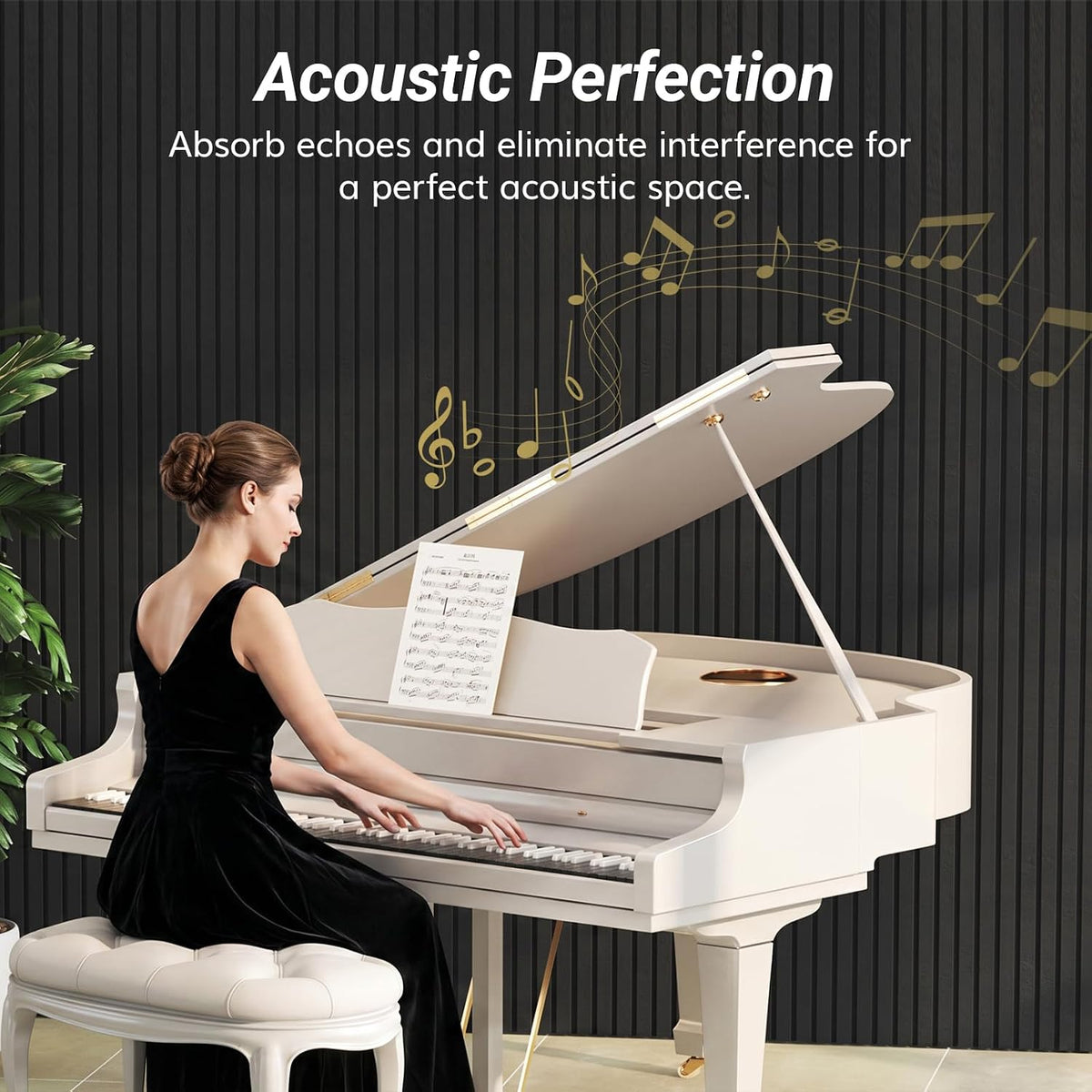 🔇 Self-Adhesive Acoustic Wall Panels ✨ Dual-Layer Sound-Absorbing Décor for Studios & Modern Homes