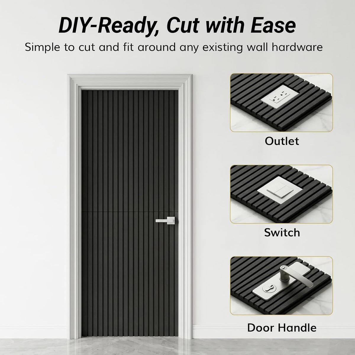 🔇 Self-Adhesive Acoustic Wall Panels ✨ Dual-Layer Sound-Absorbing Décor for Studios & Modern Homes