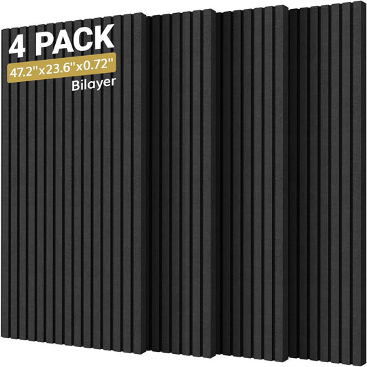 🔇 Self-Adhesive Acoustic Wall Panels ✨ Dual-Layer Sound-Absorbing Décor for Studios & Modern Homes
