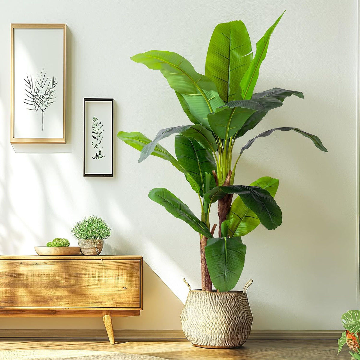 🌴 Tropical Artificial Banana Tree – Lush Greenery for Poolside & Patio Décor ✨