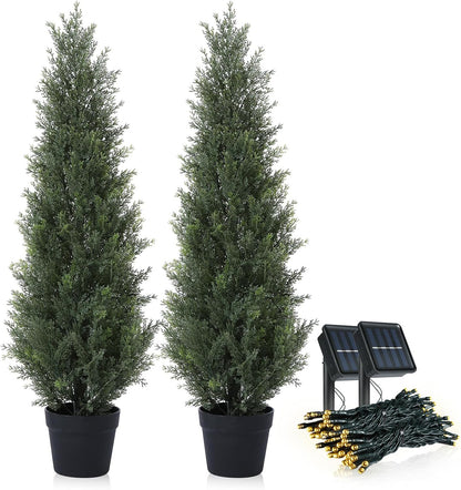 🌿 UV-Resistant Artificial Greenery Set ✨ Lush Outdoor Plants for a Beautiful Porch, Patio & Garden
